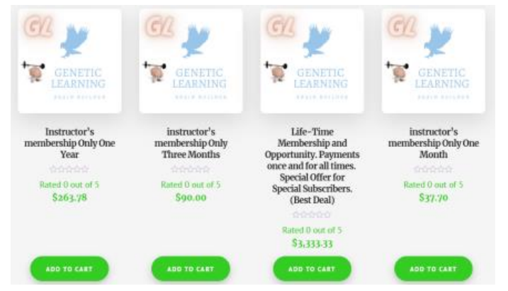 Genetic G Learning Memberships